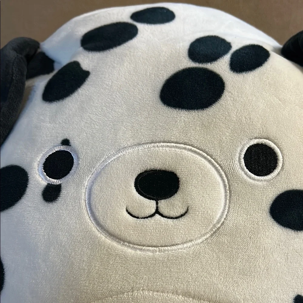 Squishmallow Dalmatian Plush Toy - Black and White